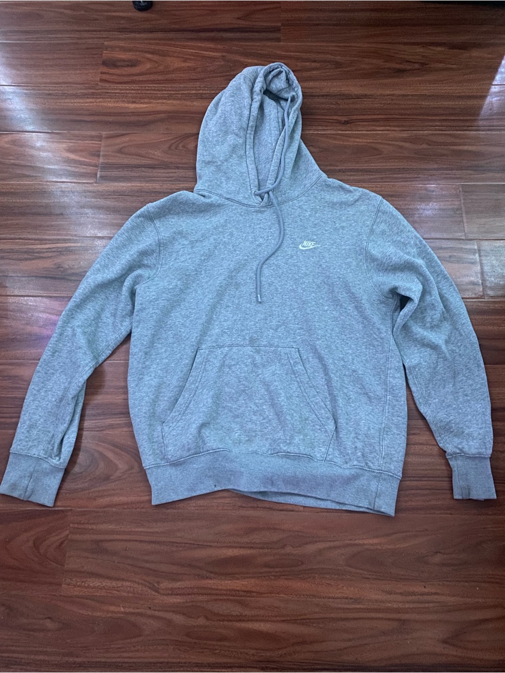 Nike Light Gray Pullover Hoodie